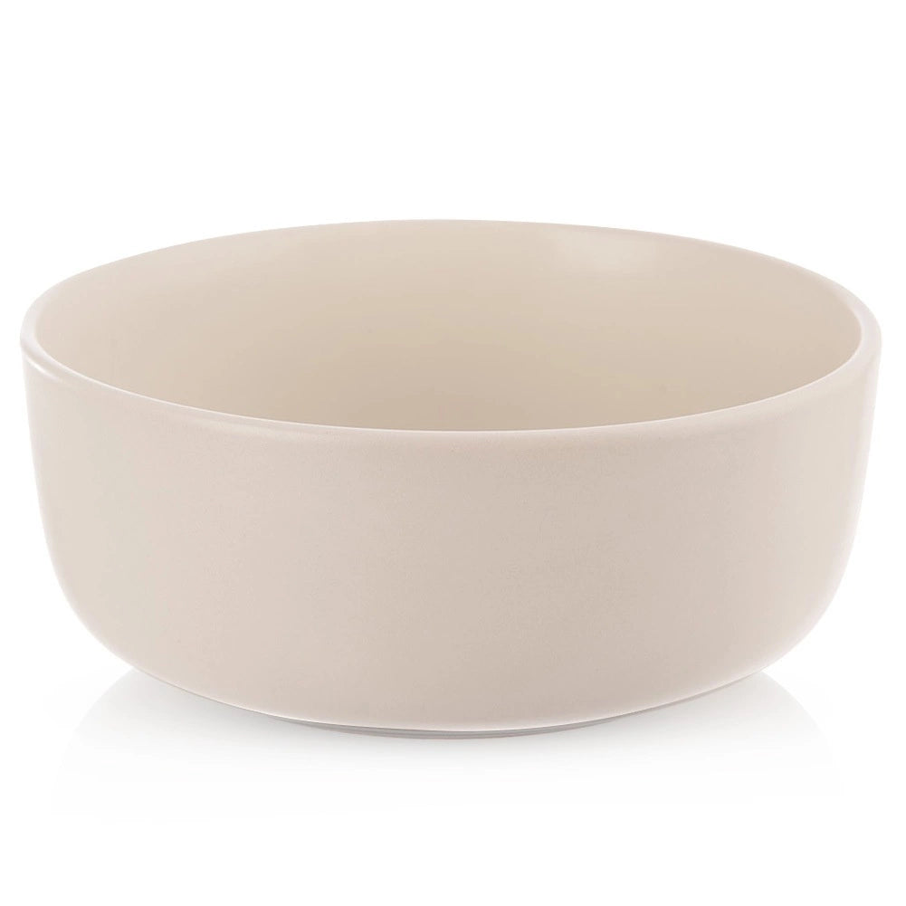 Ceramic Bowl, Cream, 830 ml, 16 cm Diameter