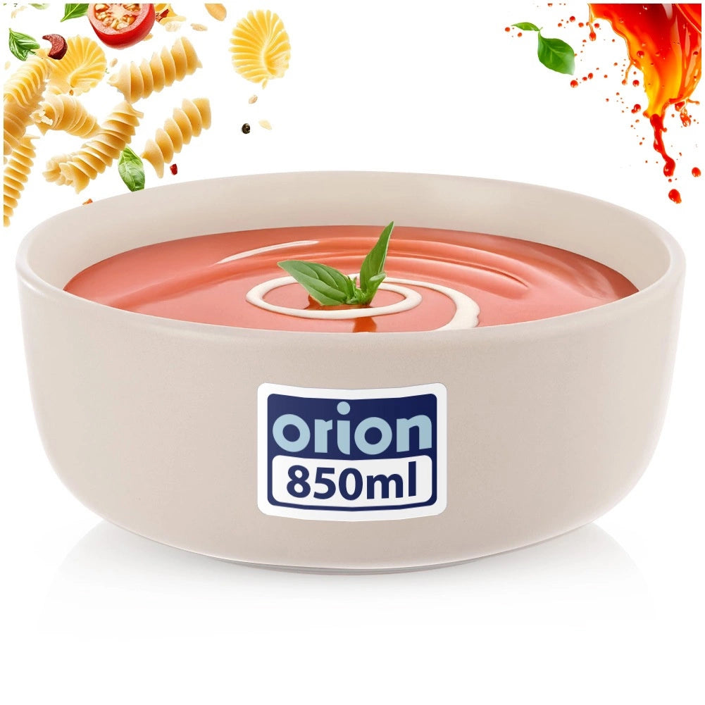 Ceramic Bowl, Cream, 830 ml, 16 cm Diameter