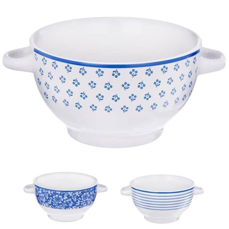 Ceramic Bowl with Ears for Soup, Cereal & Snacks