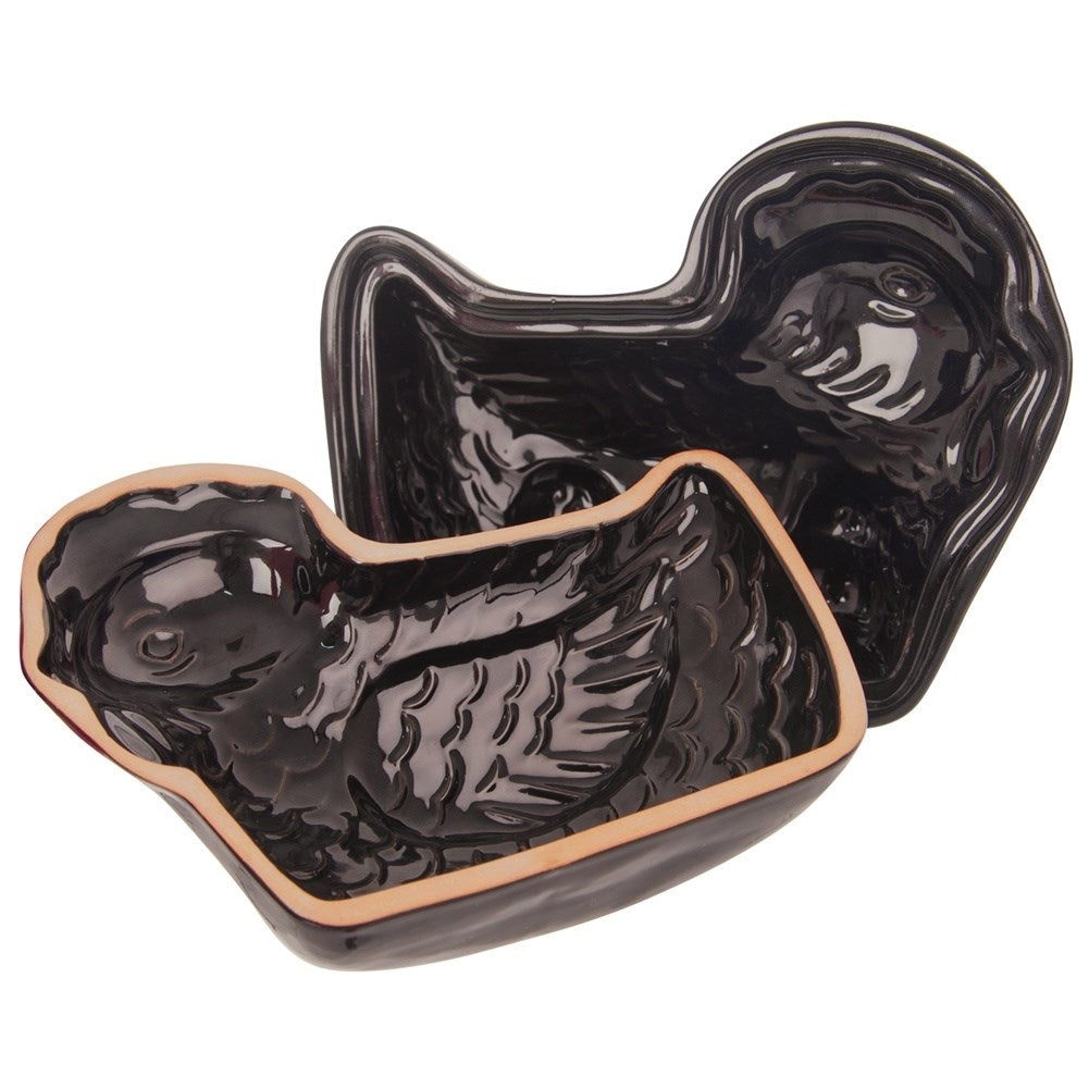 Ceramic Chicken Form for Oven and Microwave