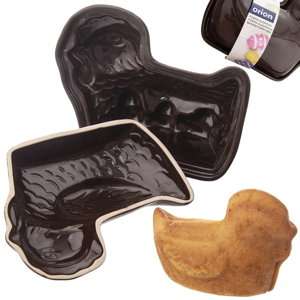 Ceramic Chicken Form for Oven and Microwave