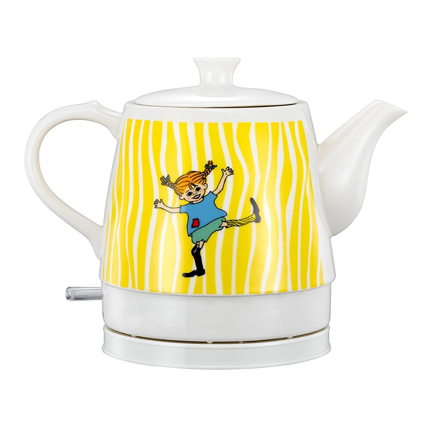 Ceramic Cordless Kettle, 0.8L, Happy Pippi Design