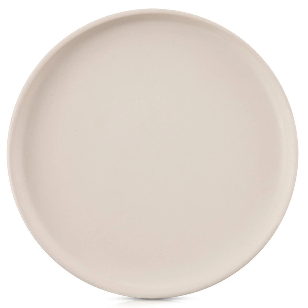 Ceramic Dessert Plate, Cream, 20.5 cm, Dishwasher Safe