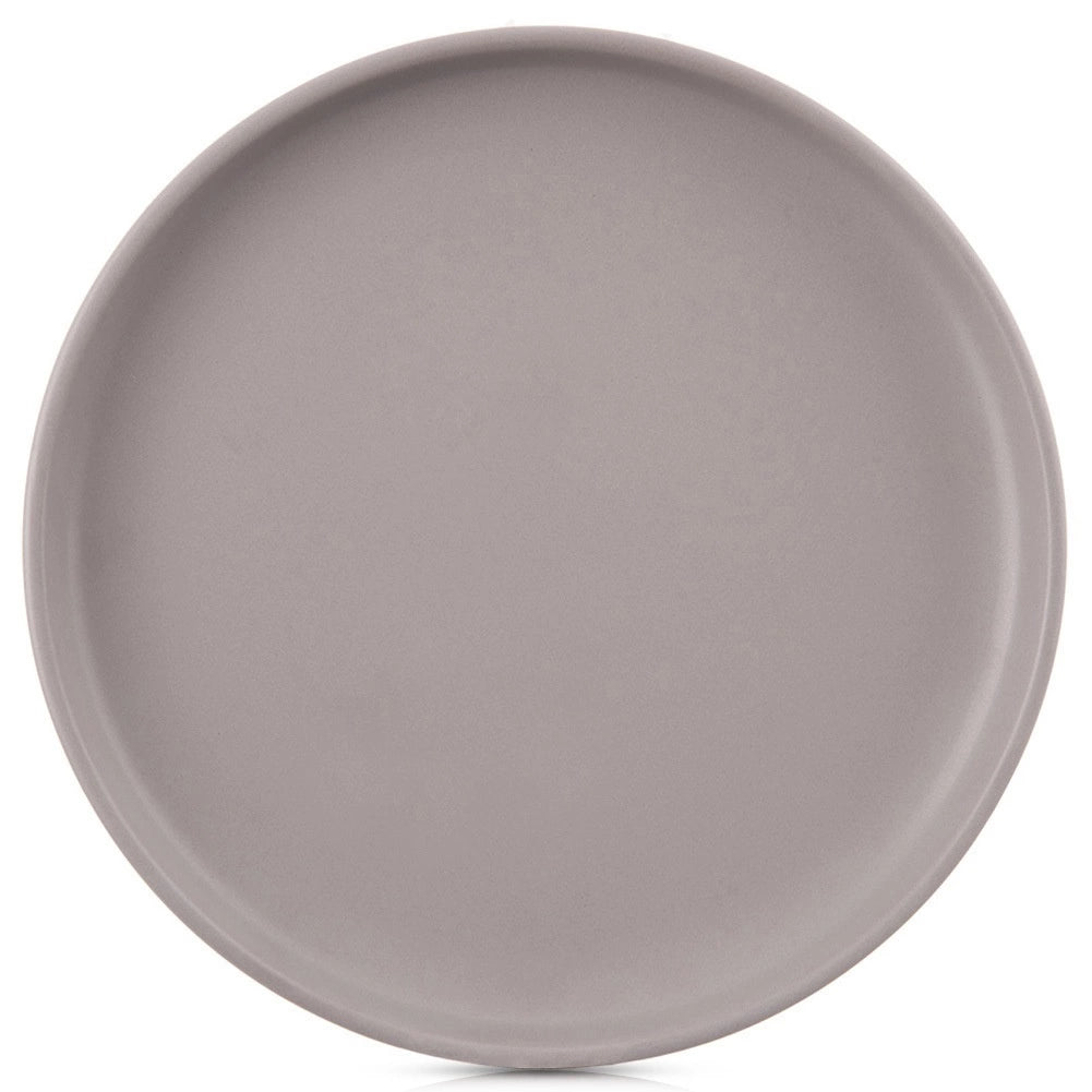 Ceramic Dessert Plate, Gray, 20.5 cm, Dishwasher Safe