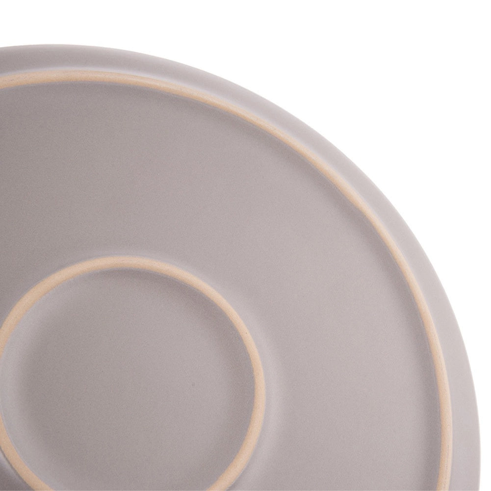 Ceramic Dinner Plate, Gray, 26.5 cm, Microwave Safe