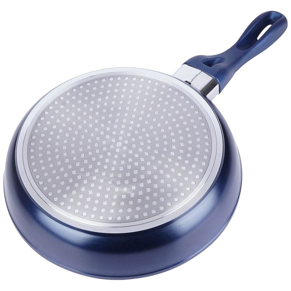 Ceramic Frying Pan with Diamond Coating and Crystal Pieces