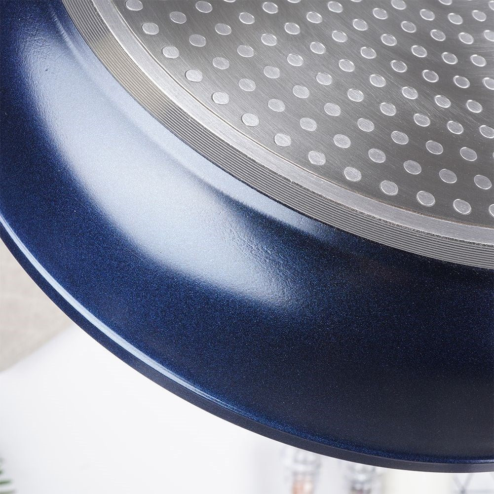 Ceramic Frying Pan with Diamond Coating and Crystal Pieces