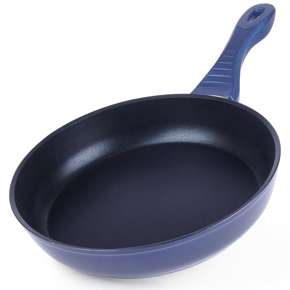 Ceramic Frying Pan with Diamond Coating and Crystal Pieces