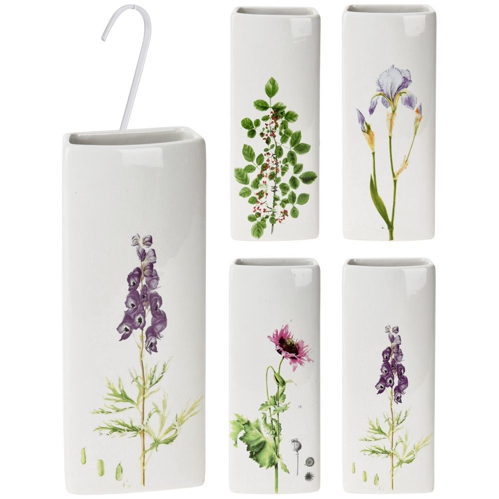 Ceramic Humidifier for Element with Floral Design