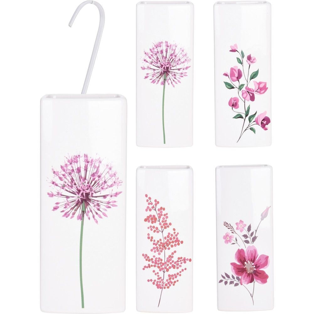 Ceramic Humidifier with Floral Motif for Element
