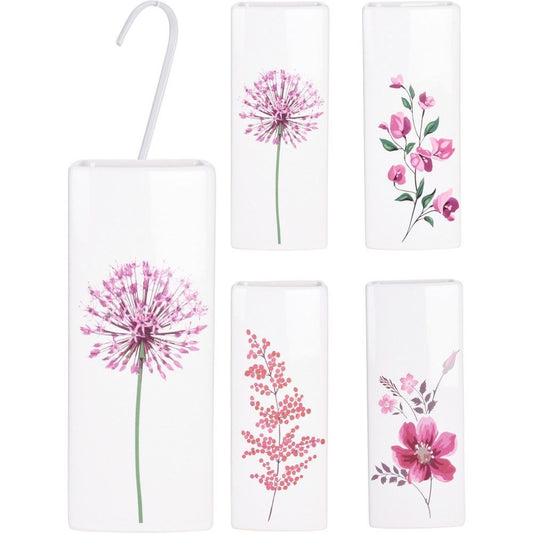 Ceramic Humidifier with Floral Motif for Element