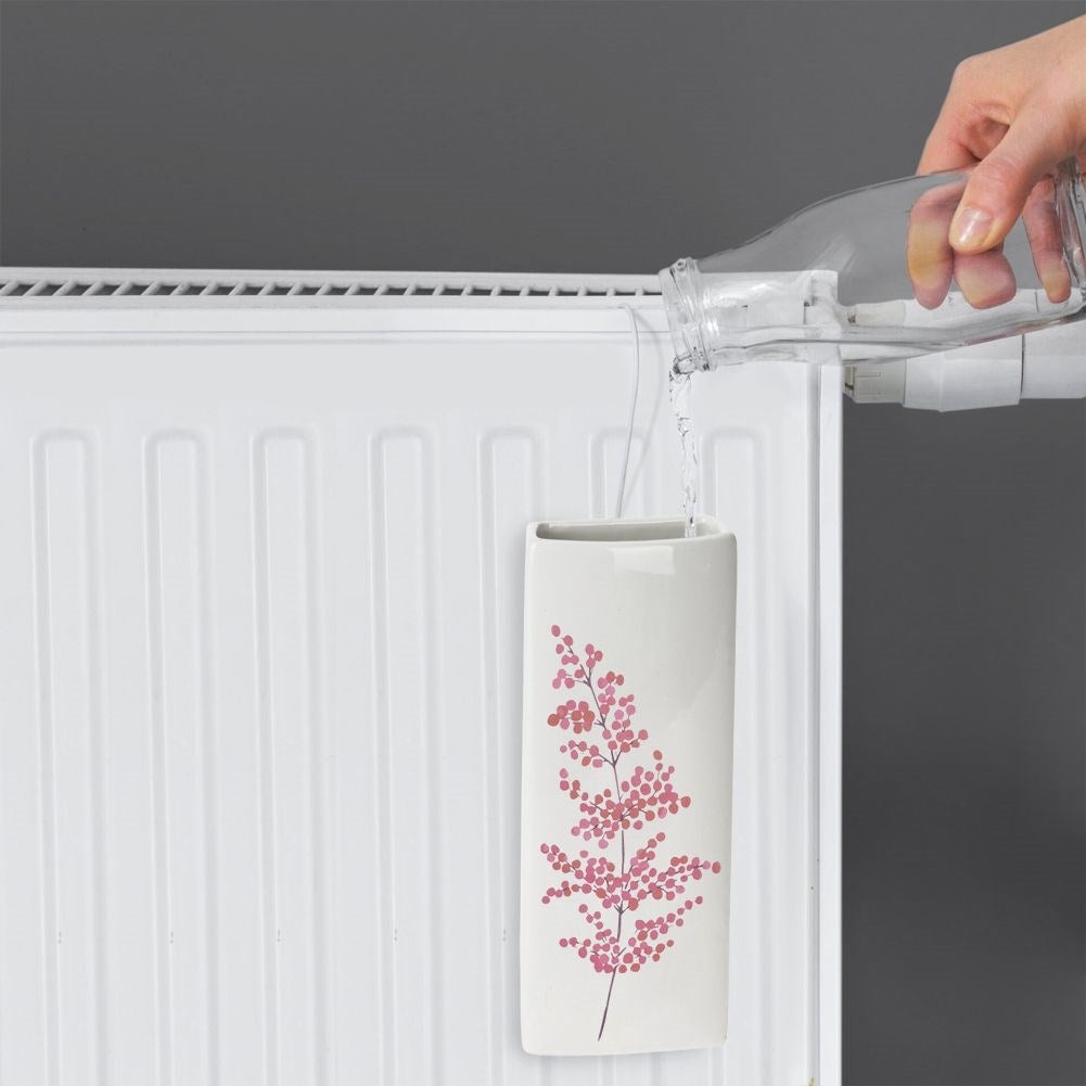 Ceramic Humidifier with Floral Motif for Element