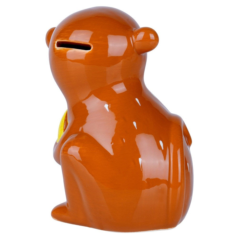 Ceramic Monkey Piggy Bank