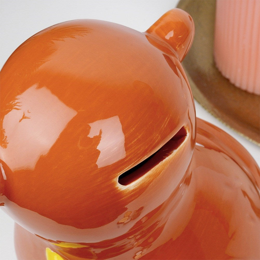 Ceramic Monkey Piggy Bank