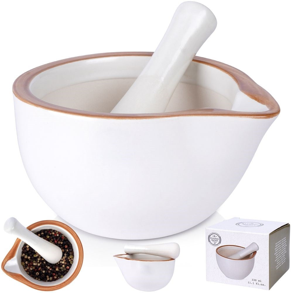 Ceramic Mortar for Spices, Herbs & Nuts