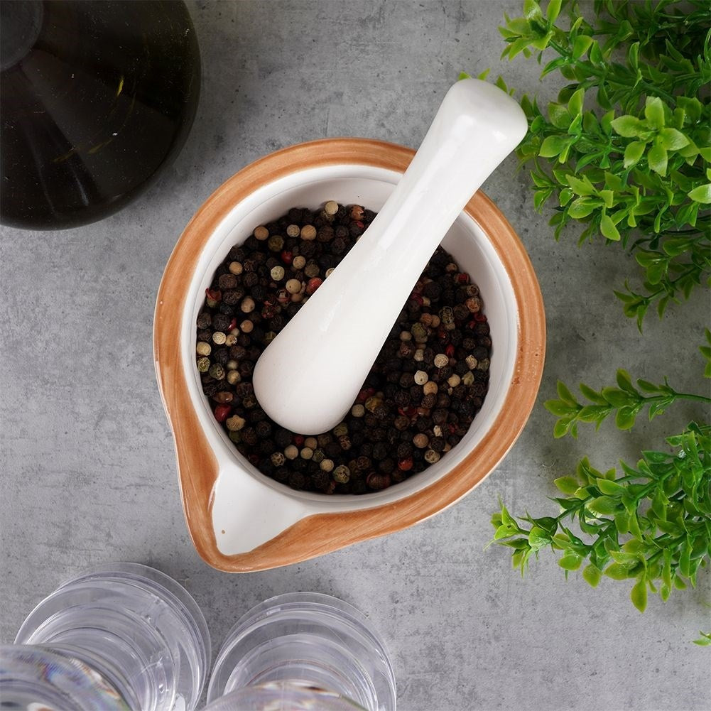 Ceramic Mortar for Spices, Herbs & Nuts