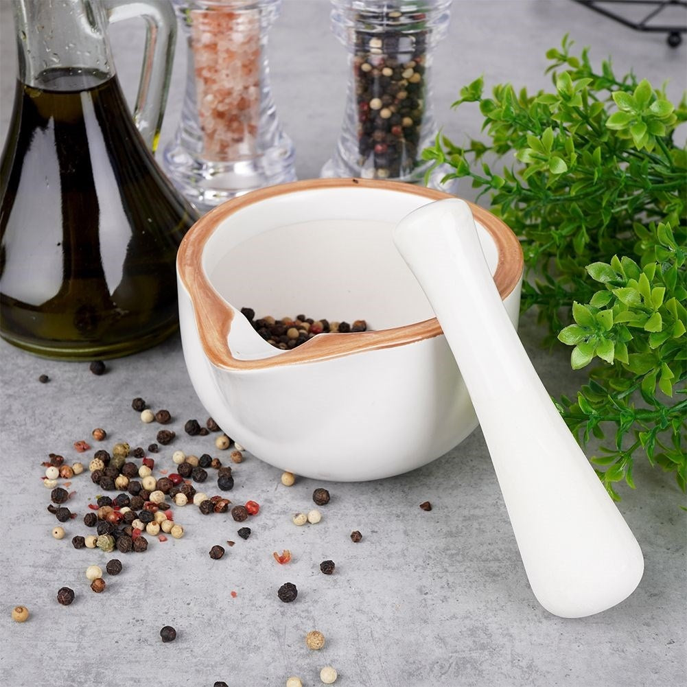 Ceramic Mortar for Spices, Herbs & Nuts