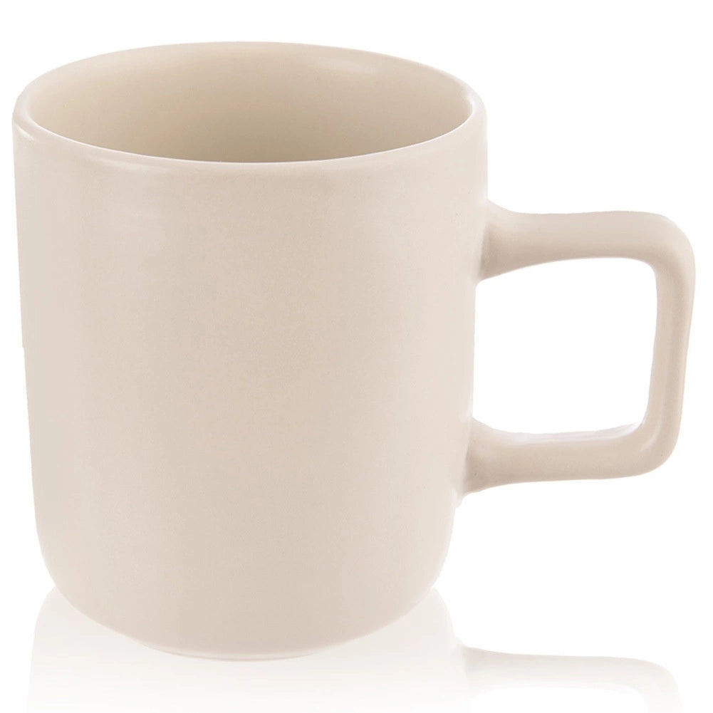 Ceramic Mug, Cream, 380 ml, Dishwasher & Microwave Safe
