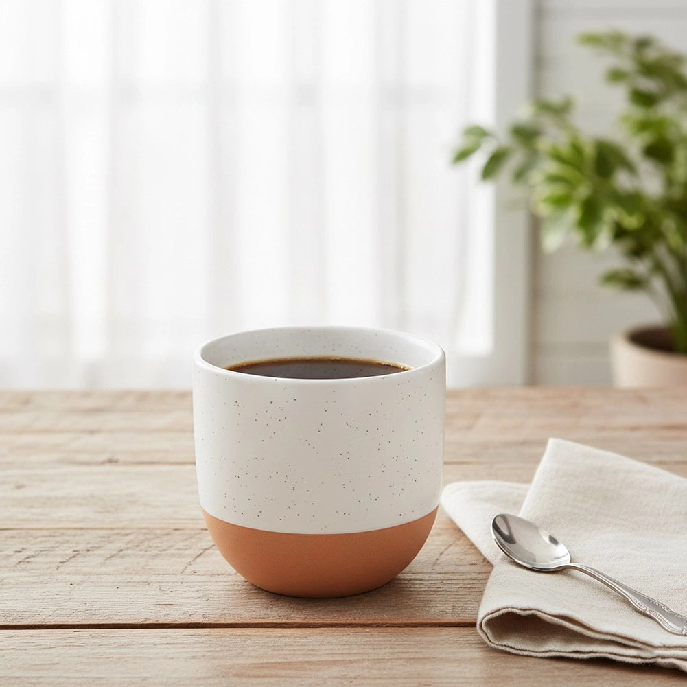 Ceramic Mug, White, 290 ml, Dishwasher & Microwave Safe