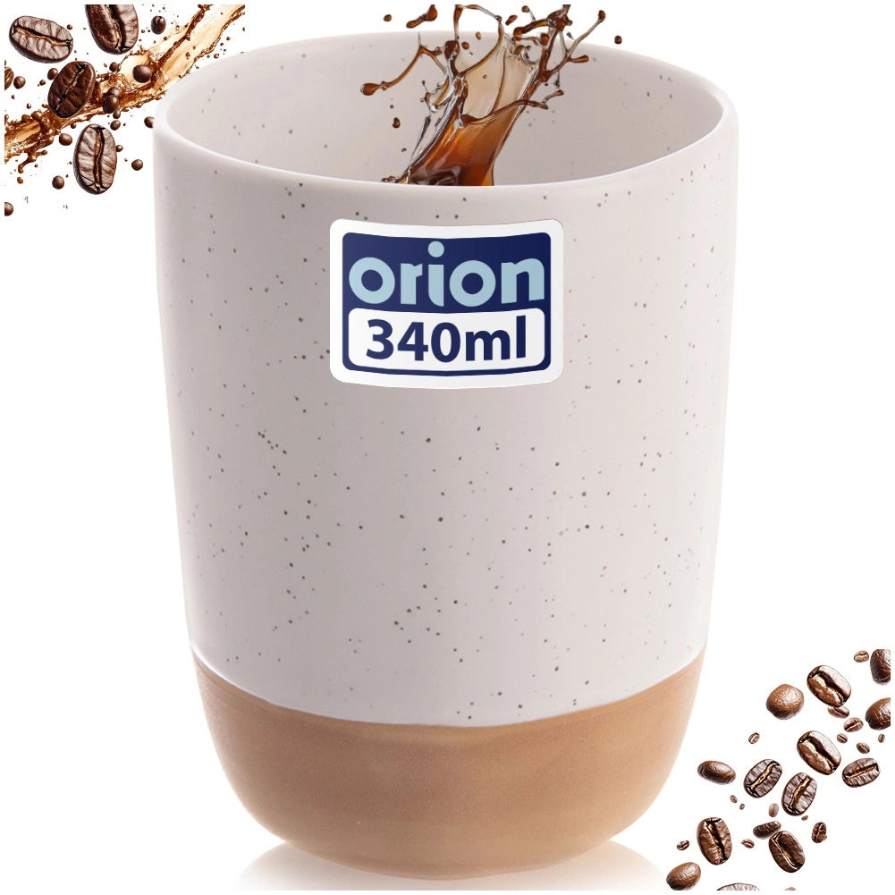 Ceramic Mug, White, 340 ml – Dishwasher & Microwave Safe