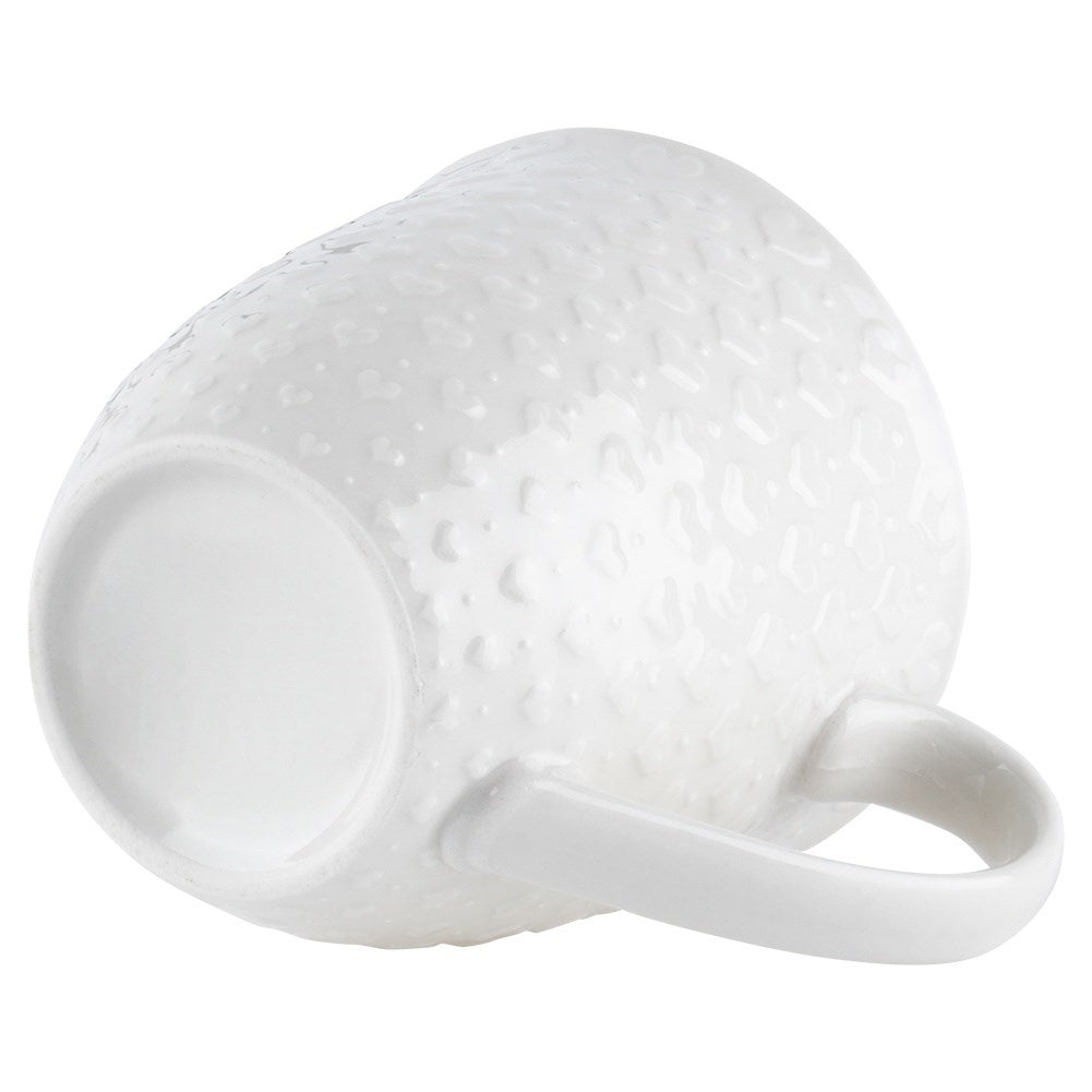 Ceramic Mug with Hearts - Perfect for All Occasions