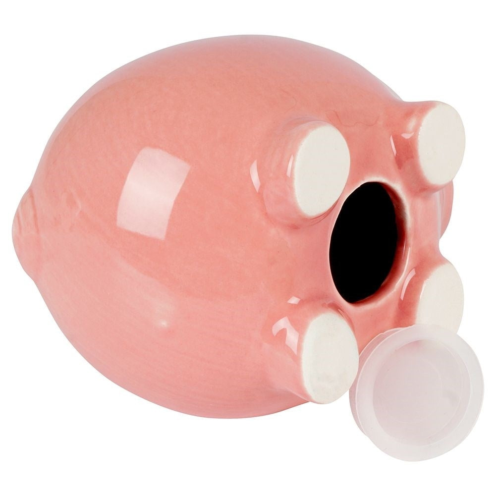 Ceramic Piggy Bank: Beautiful Pink Piggy Bank for Your Savings