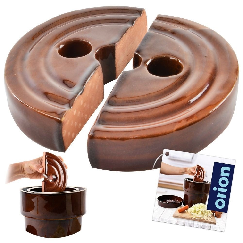 Ceramic Press Stone for Pickling Cabbage and Vegetables