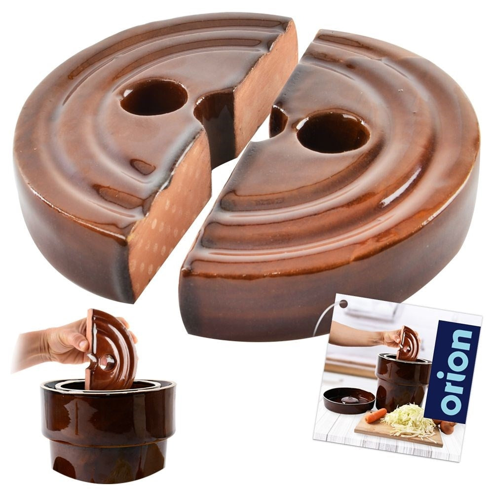 Ceramic Pressure Stone: Perfect for Pickling Cabbage & Vegetables