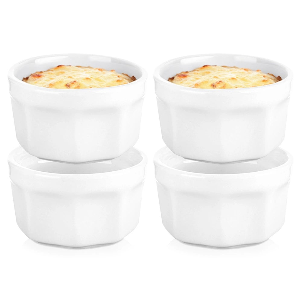 Ceramic Snack Bowls, 40 ml, Set of 4, Dishwasher Safe