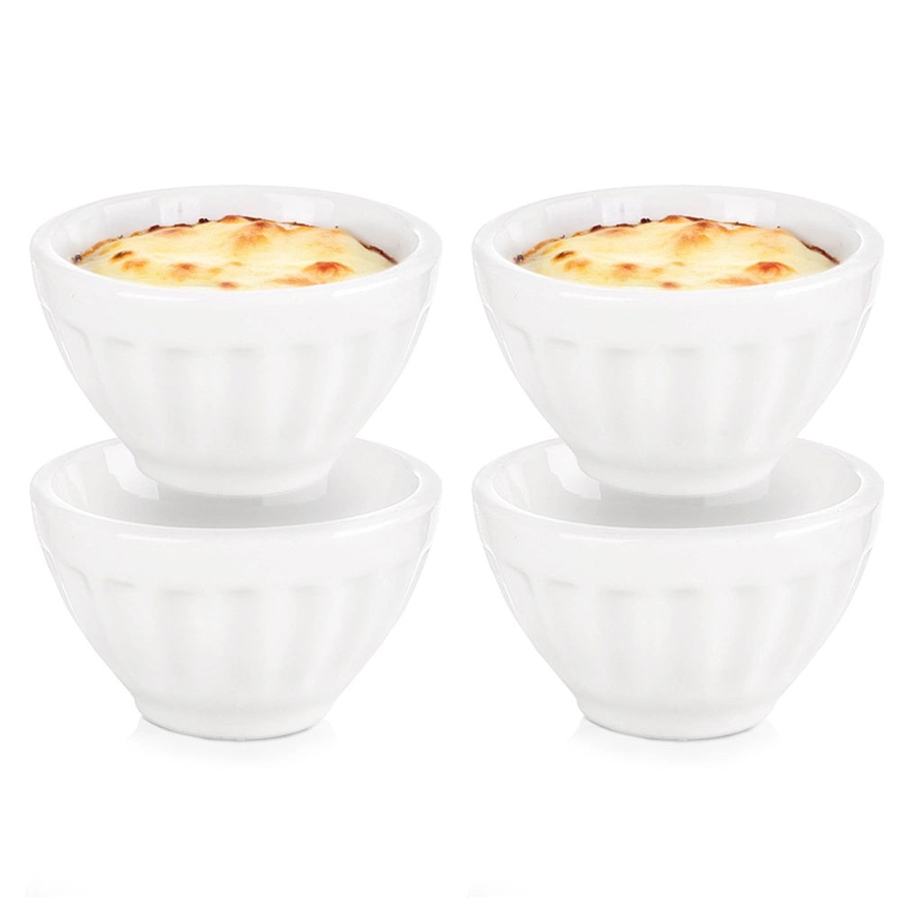 Ceramic Snack Bowls, 40 ml, Set of 4, Porcelain