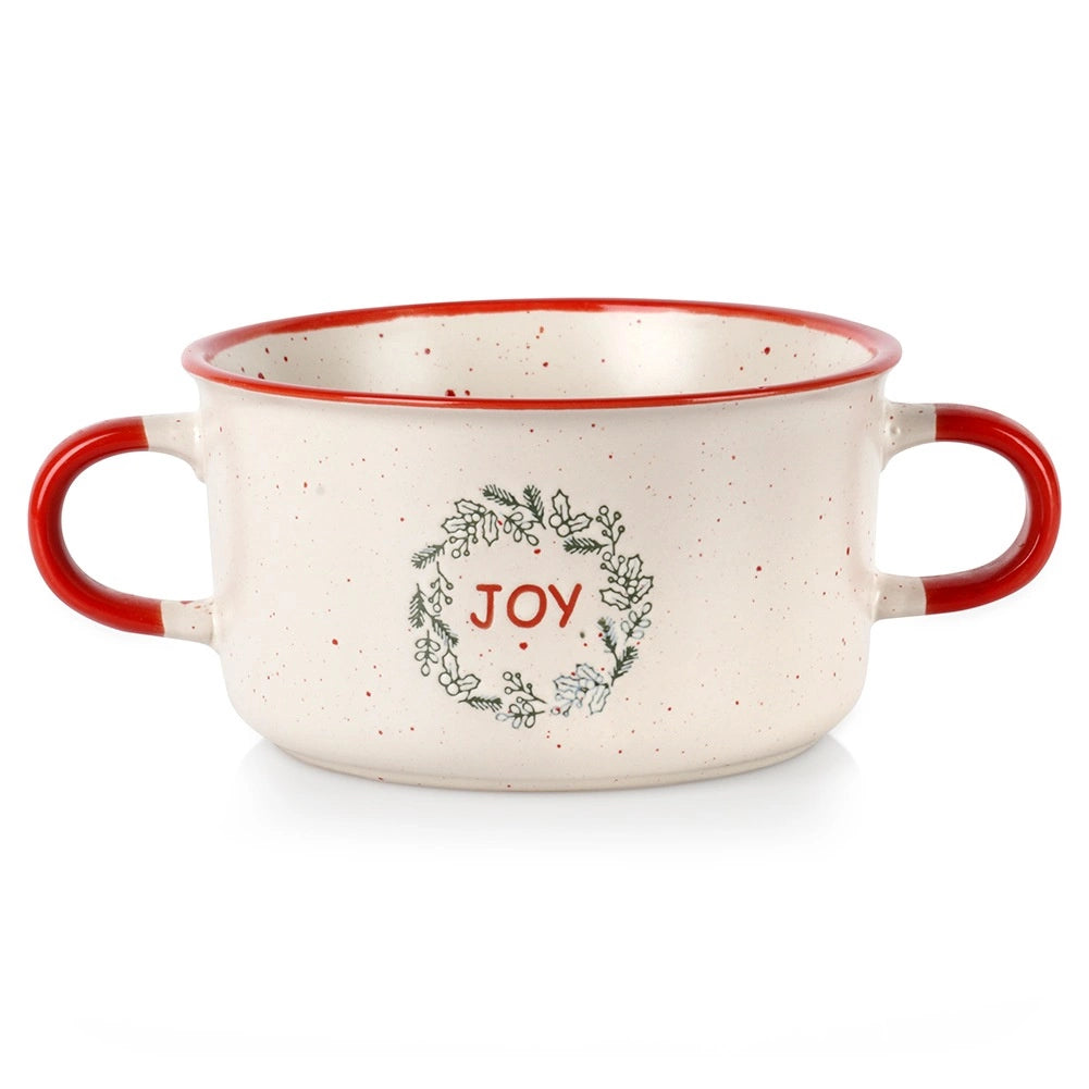 Ceramic Soup Bowl, 625 ml, Christmas Design