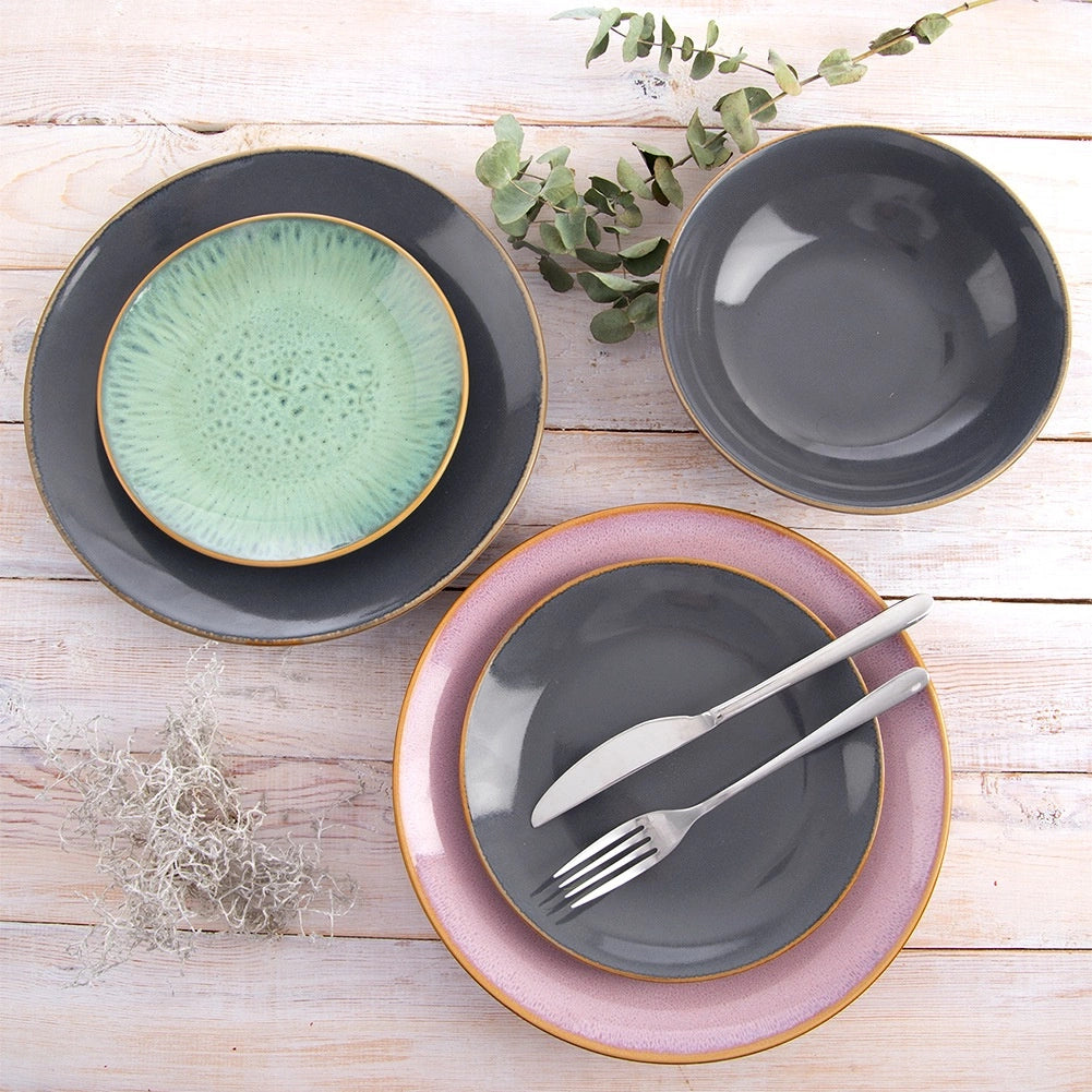 Ceramic Soup Bowl, Gray, 20.5cm, 900ml Capacity