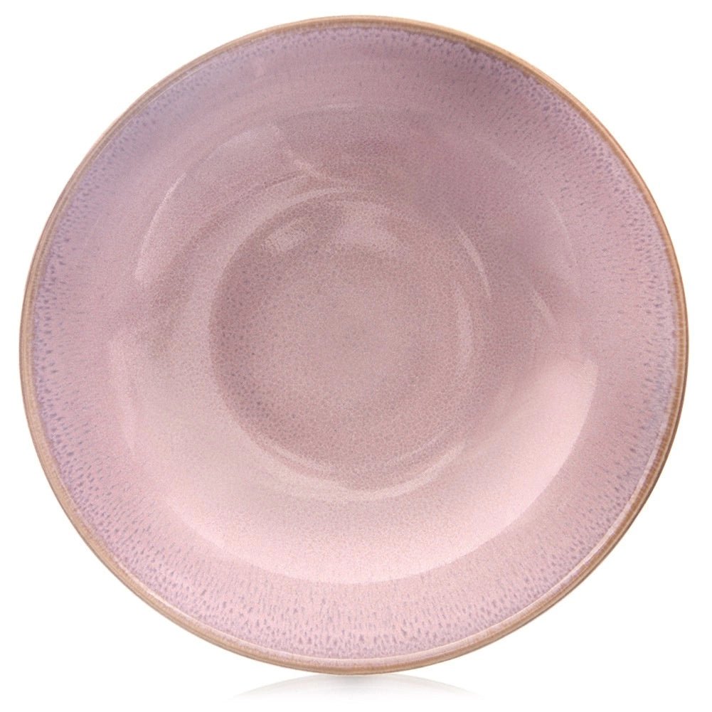 Ceramic Soup Bowl, Pink, 21 cm, 900 ml Capacity
