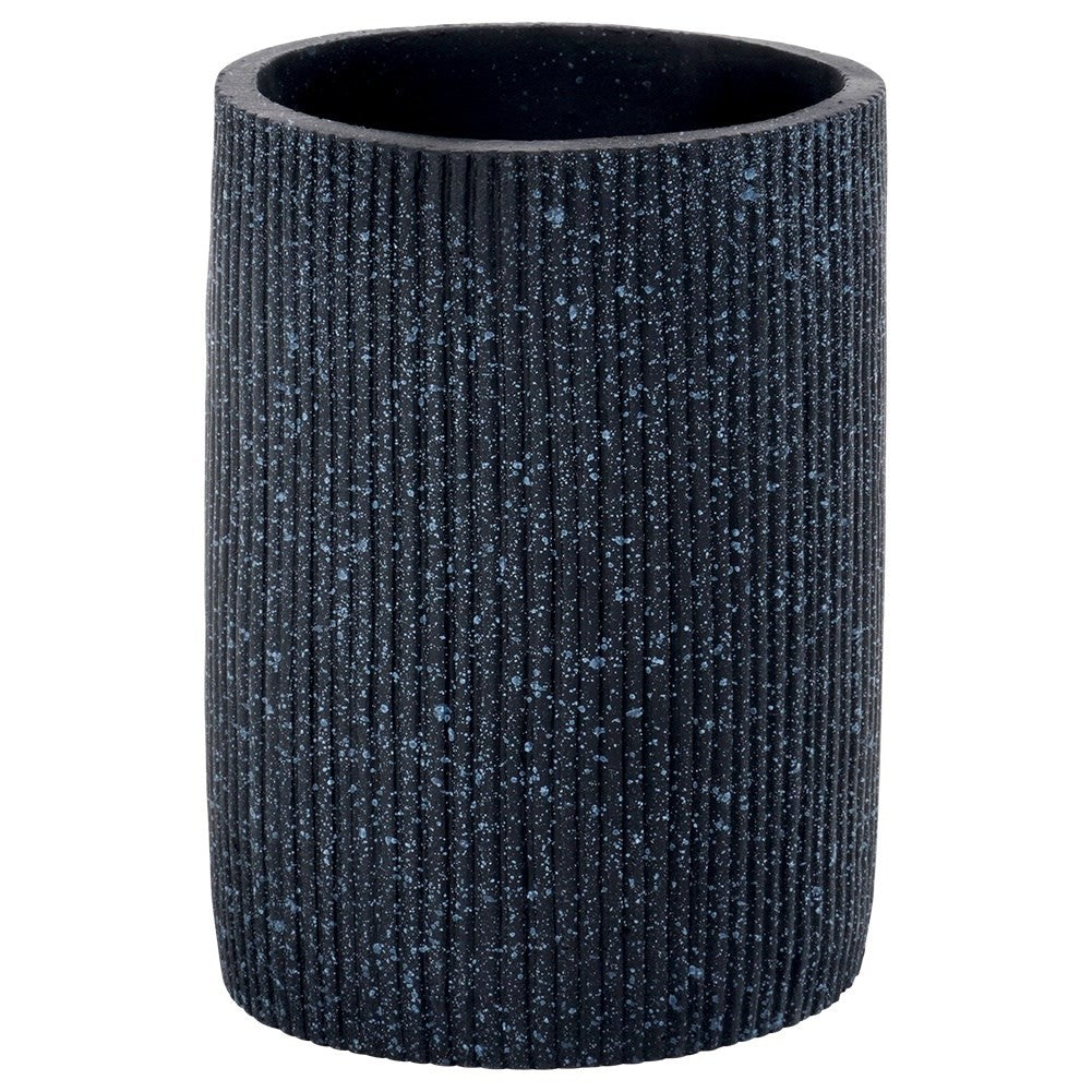 Ceramic Toothbrush Holder with Stone Finish for Bathroom