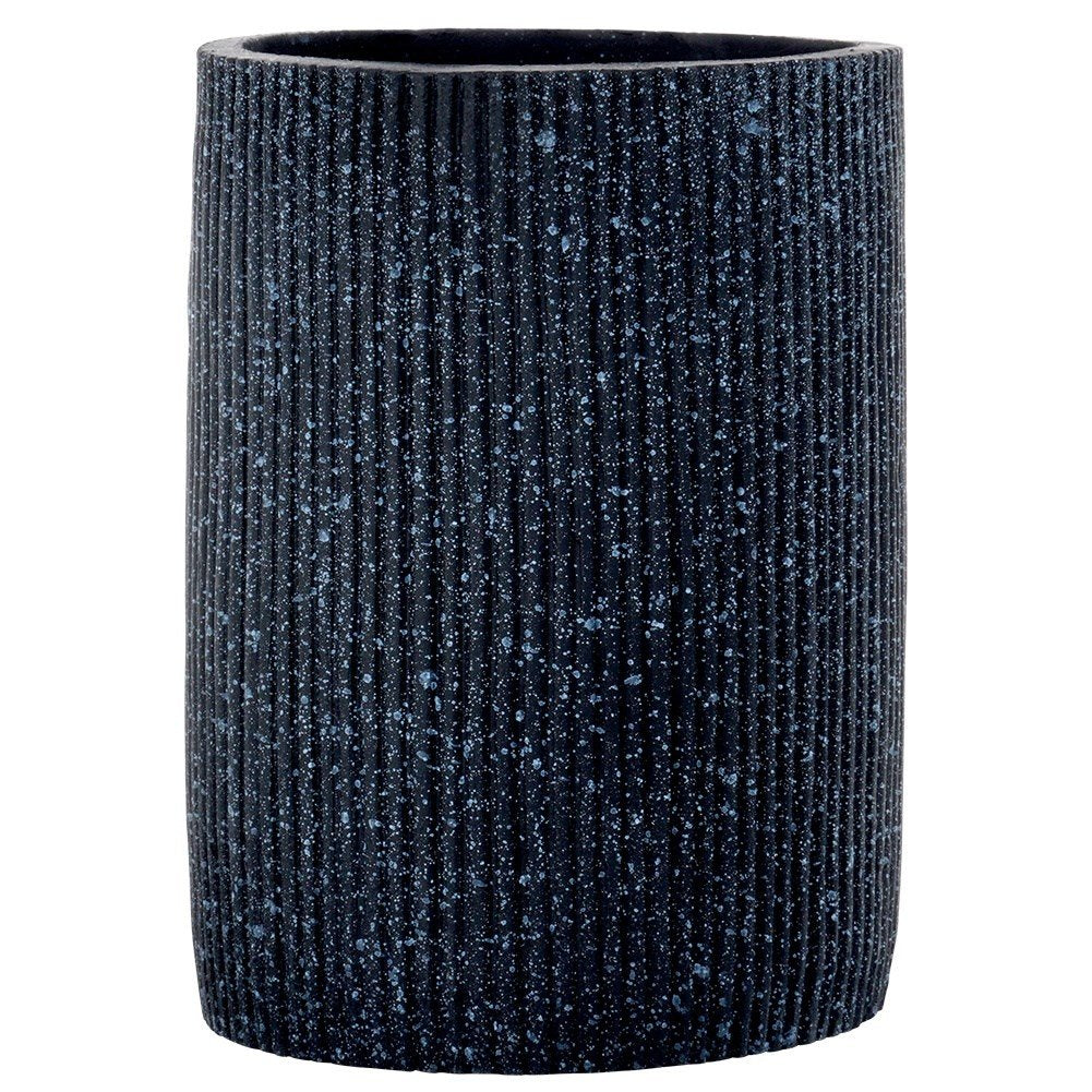 Ceramic Toothbrush Holder with Stone Finish for Bathroom