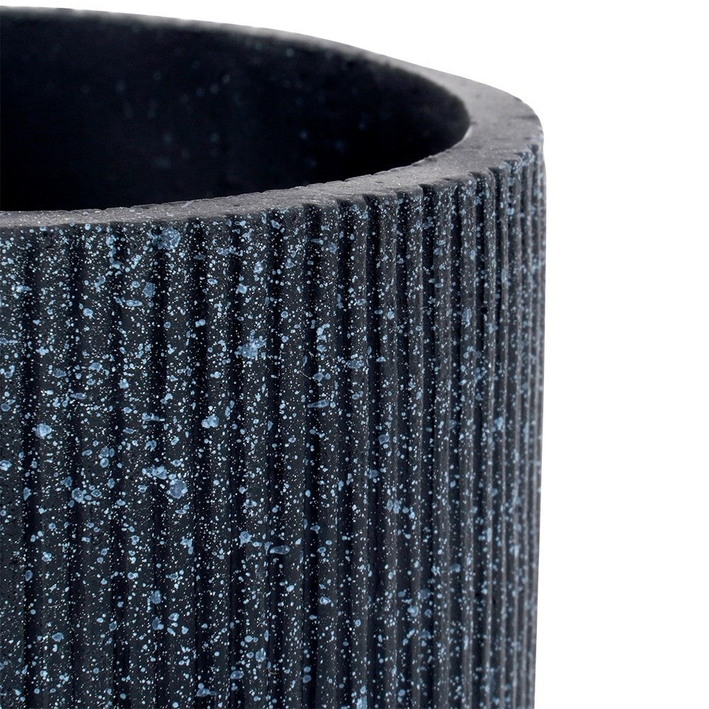 Ceramic Toothbrush Holder with Stone Finish for Bathroom