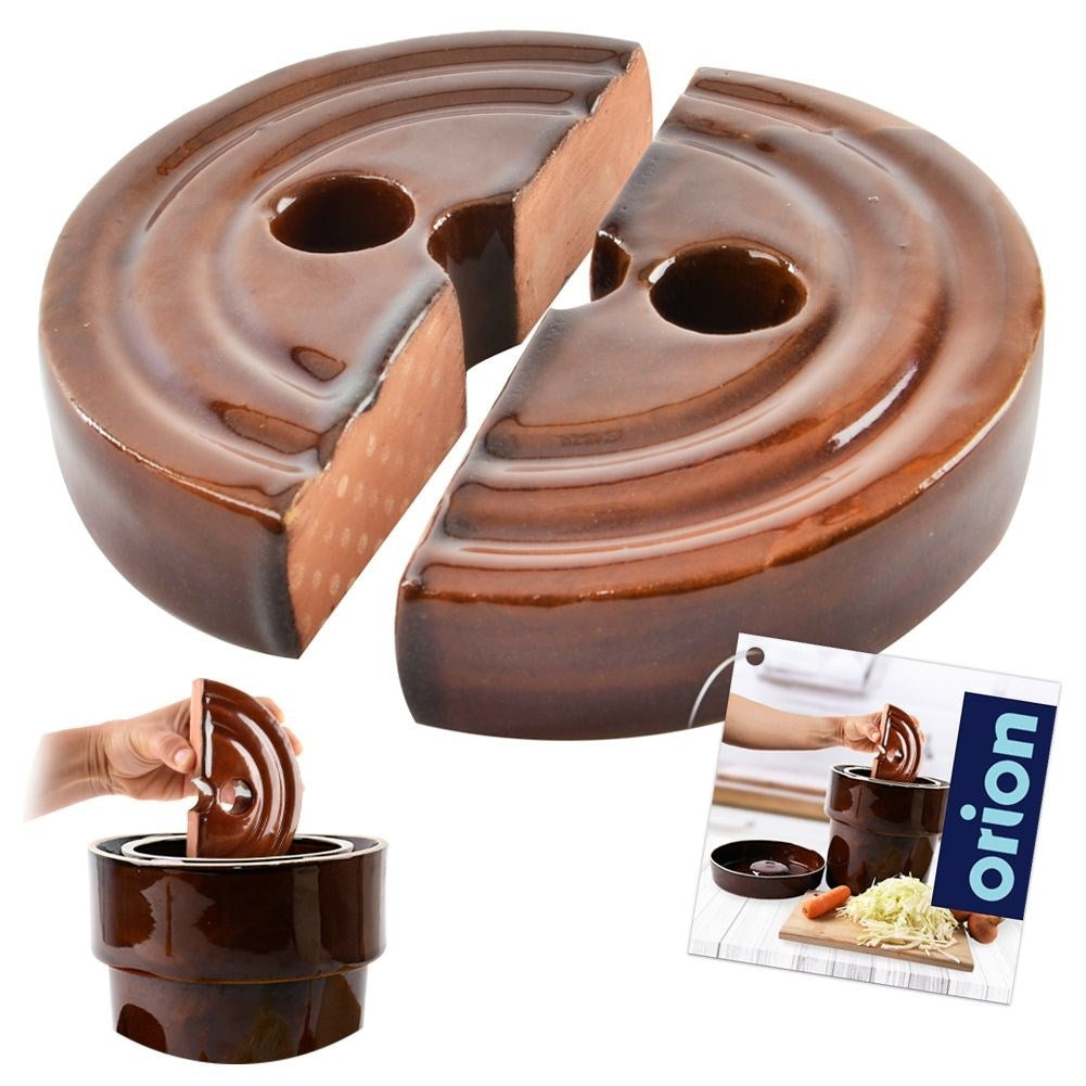 Ceramic Weight for Pickling Cabbage and Vegetables