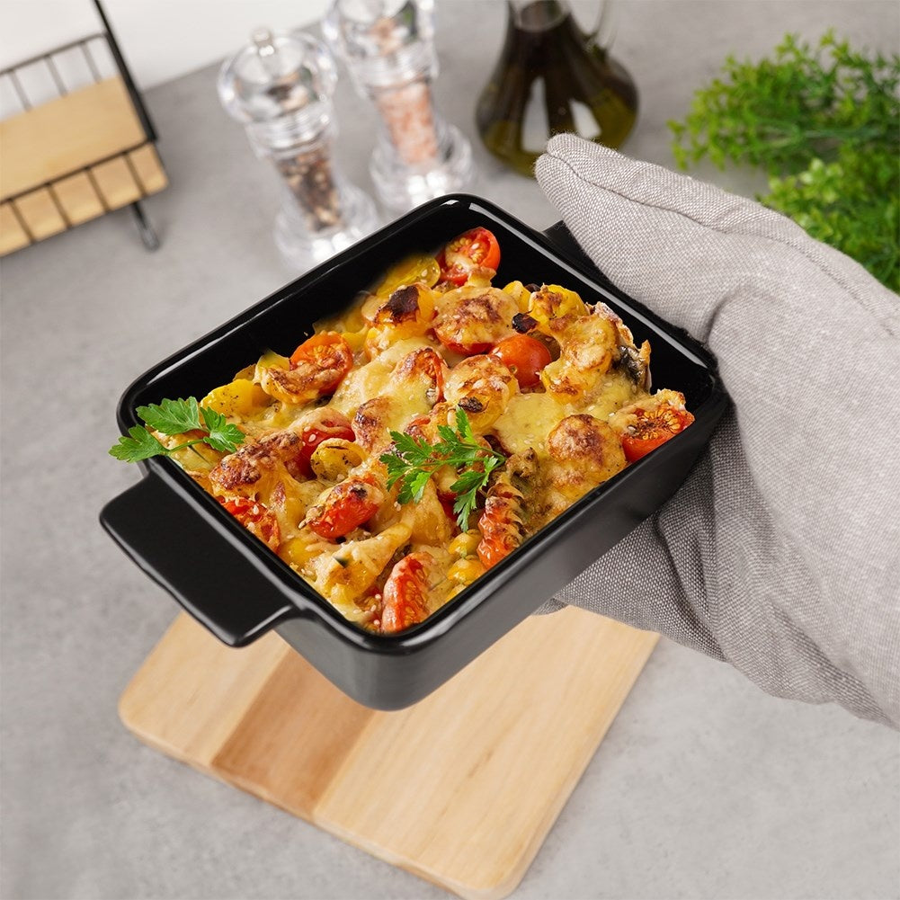 Ceramic baking dish for lasagna, gratins and desserts