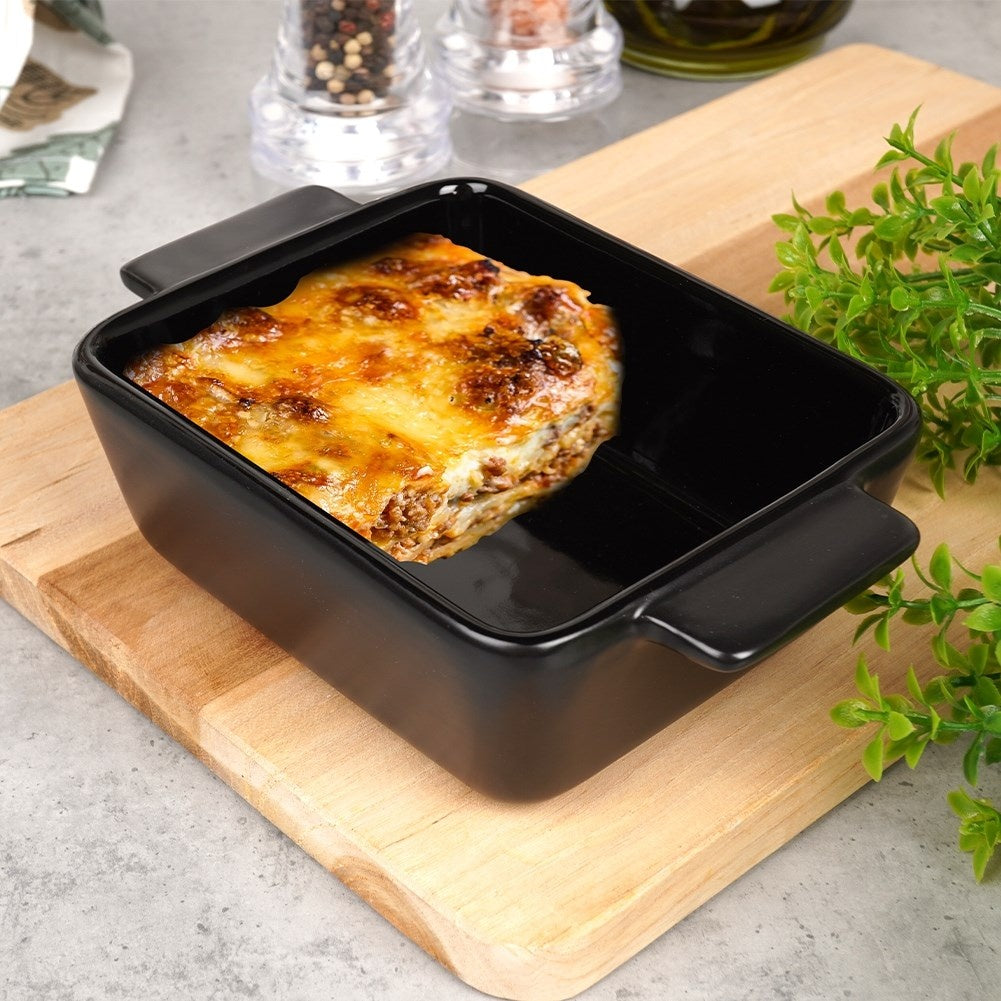 Ceramic baking dish for lasagna, gratins and desserts