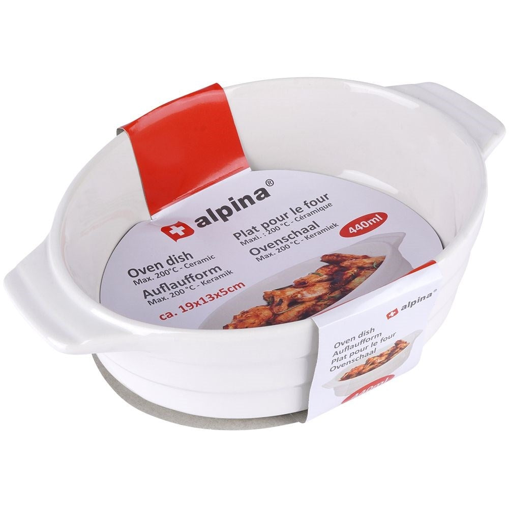 Ceramic baking dish for lasagna, gratins & desserts