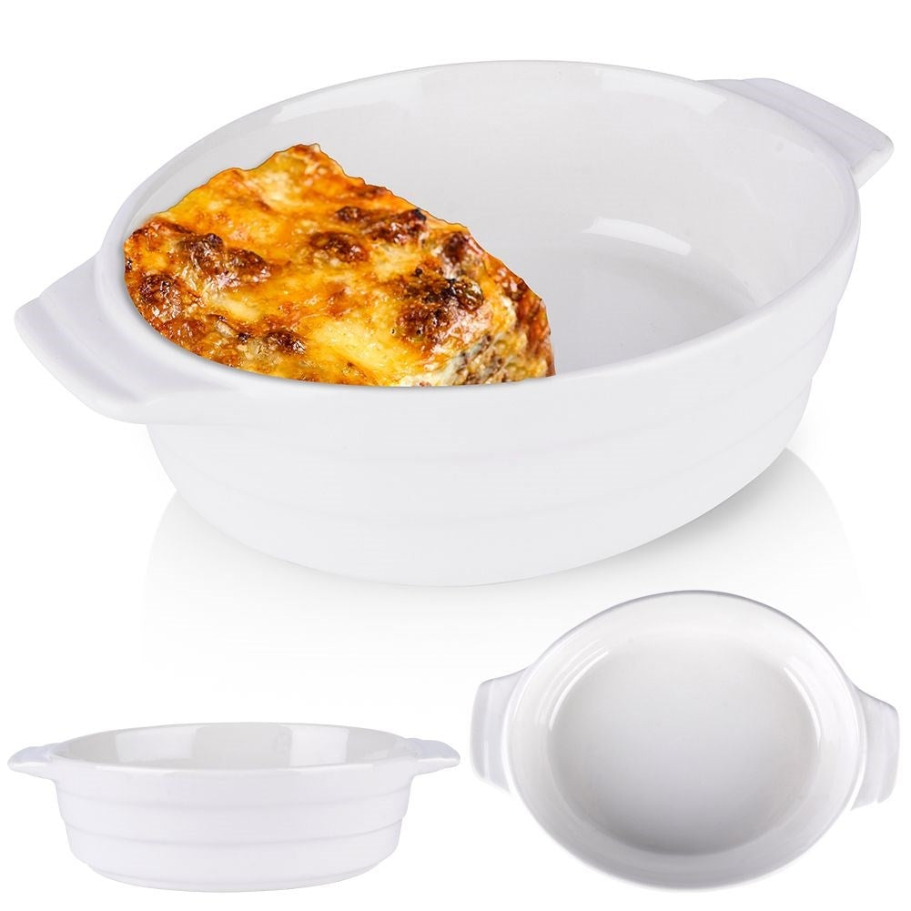Ceramic baking dish for lasagna, gratins & desserts