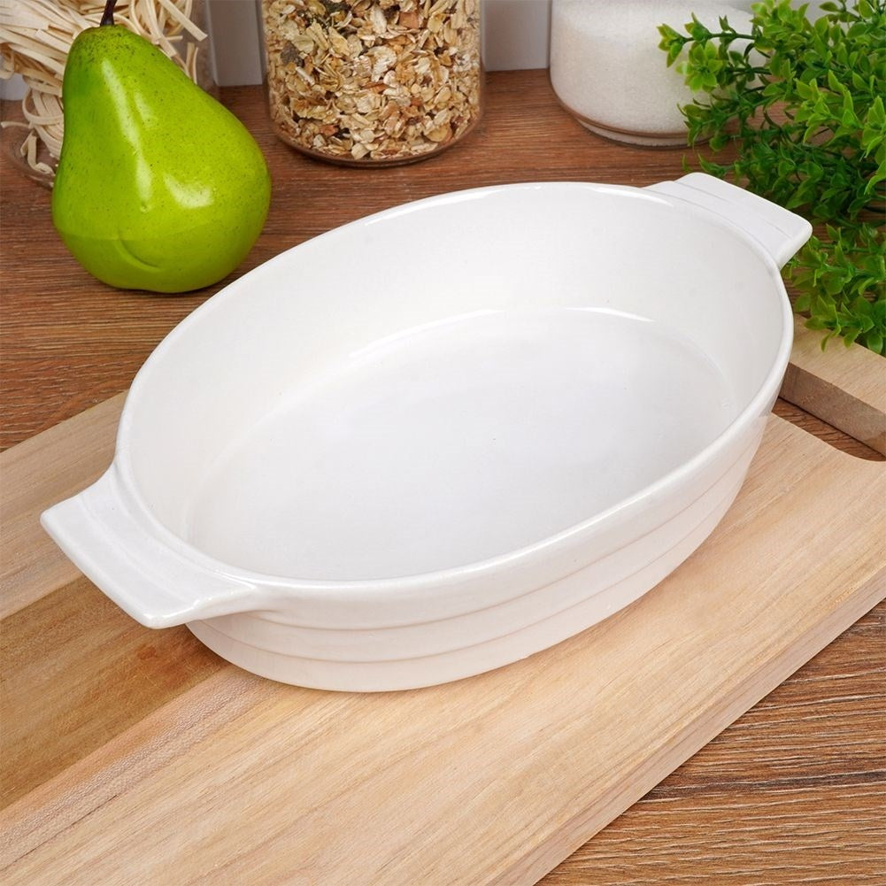 Ceramic baking dish: lasagna, gratins, desserts, more