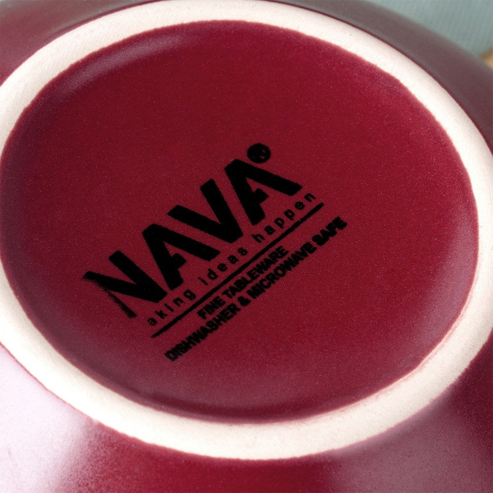 Ceramic bowl burgundy SOHO 14.5 cm, 720 ml