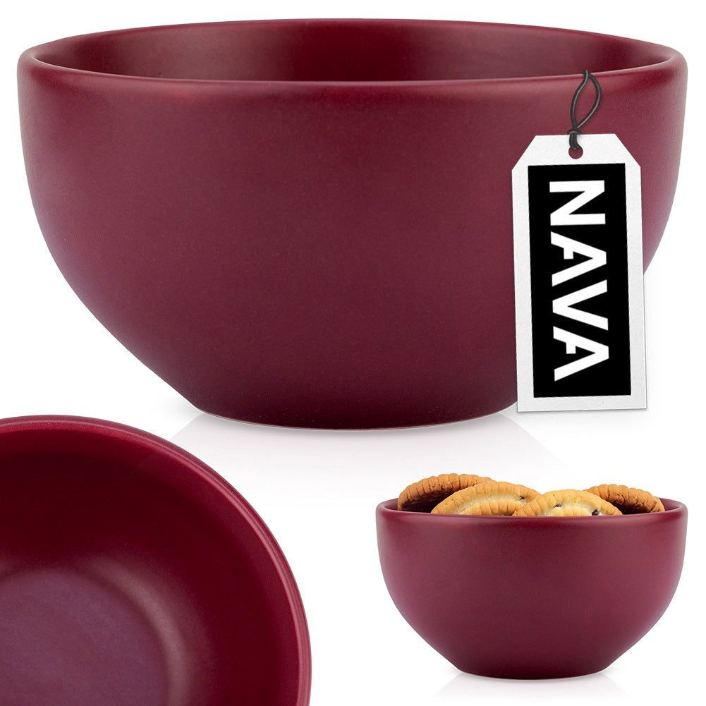 Ceramic bowl burgundy SOHO 14.5 cm, 720 ml