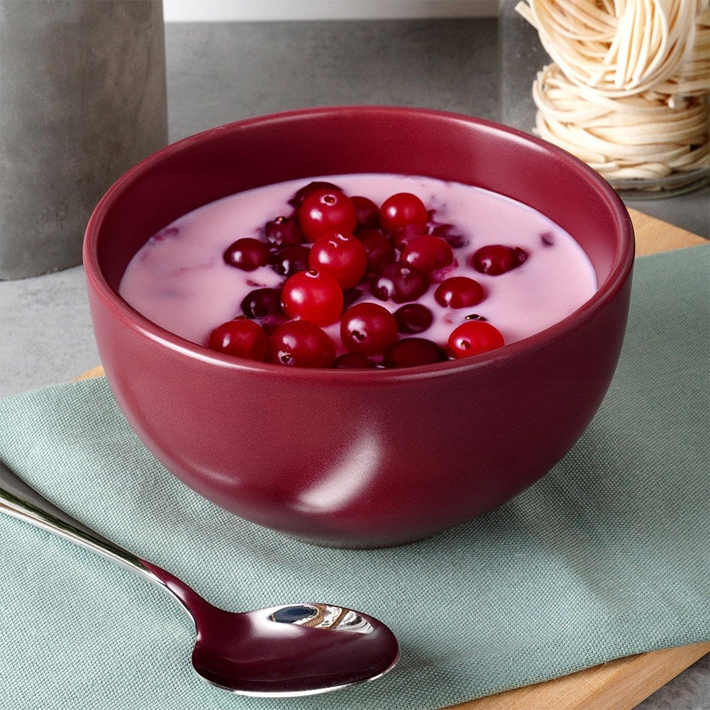 Ceramic bowl burgundy SOHO 14.5 cm, 720 ml