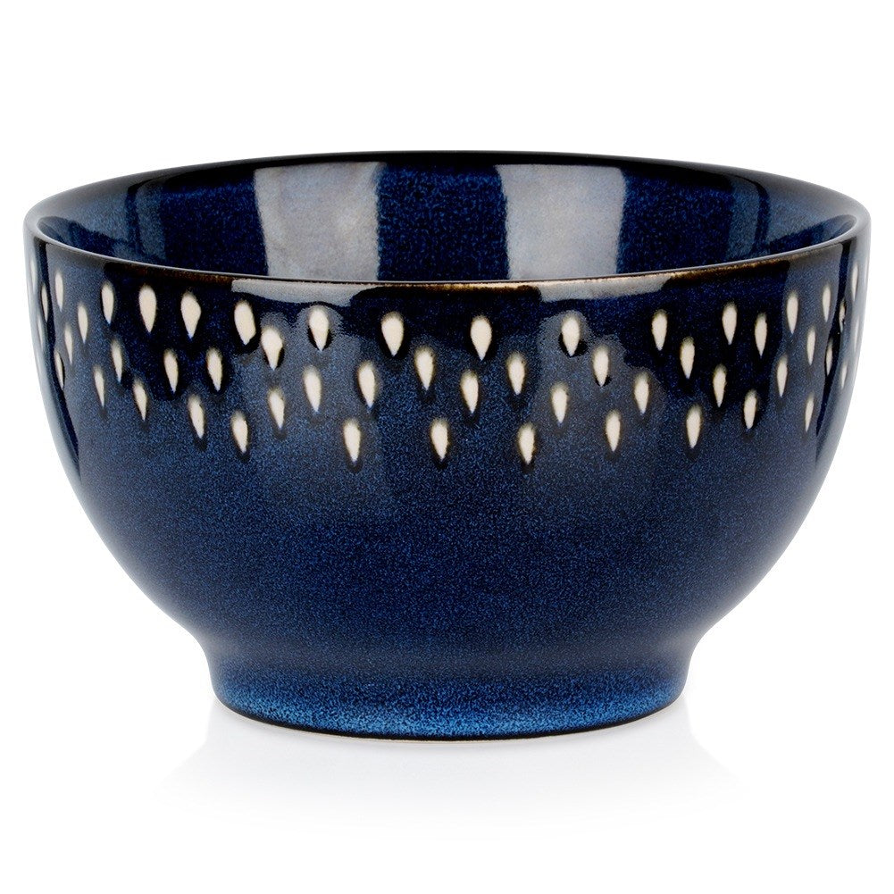 Ceramic bowl, navy blue, 14 cm, 650 ml