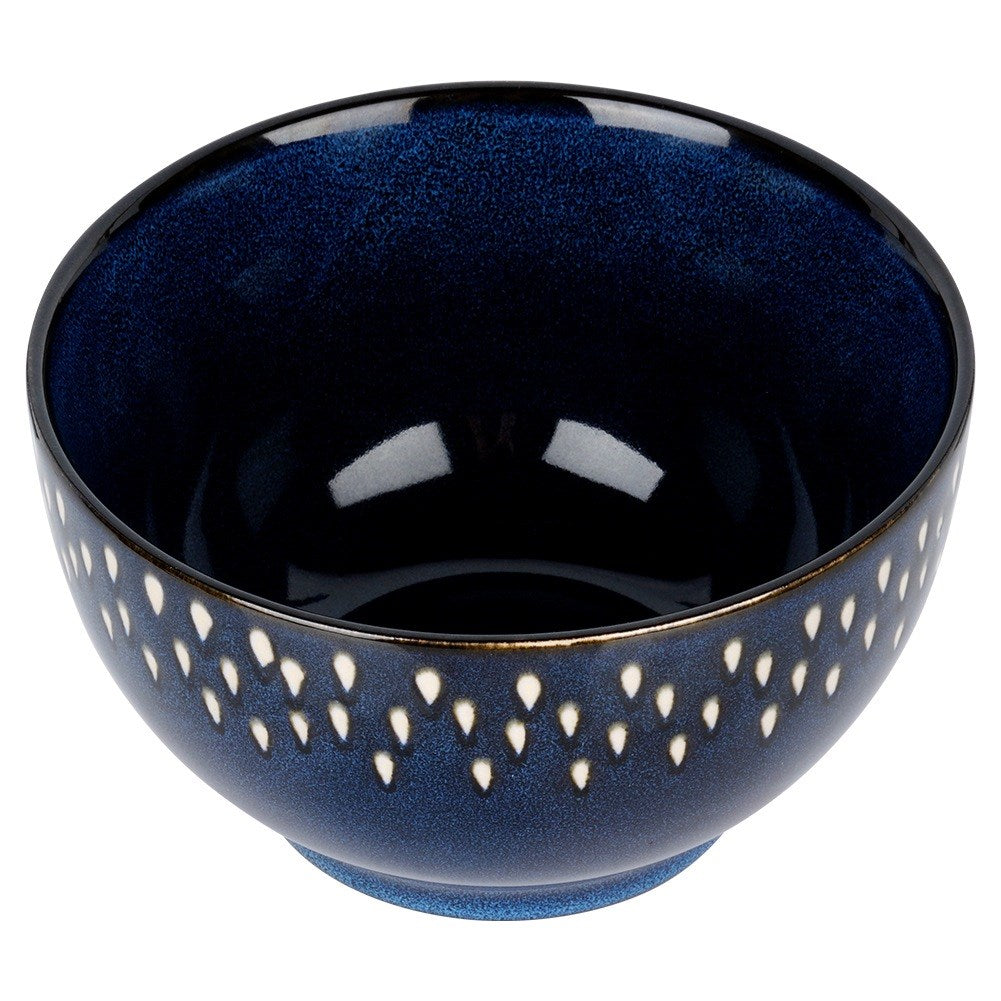 Ceramic bowl, navy blue, 14 cm, 650 ml