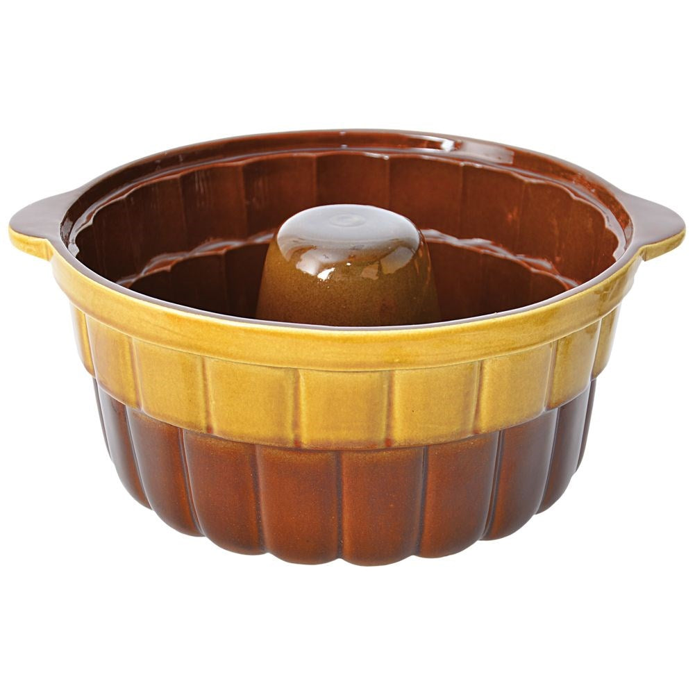 Ceramic cake tin with chimney 24 cm