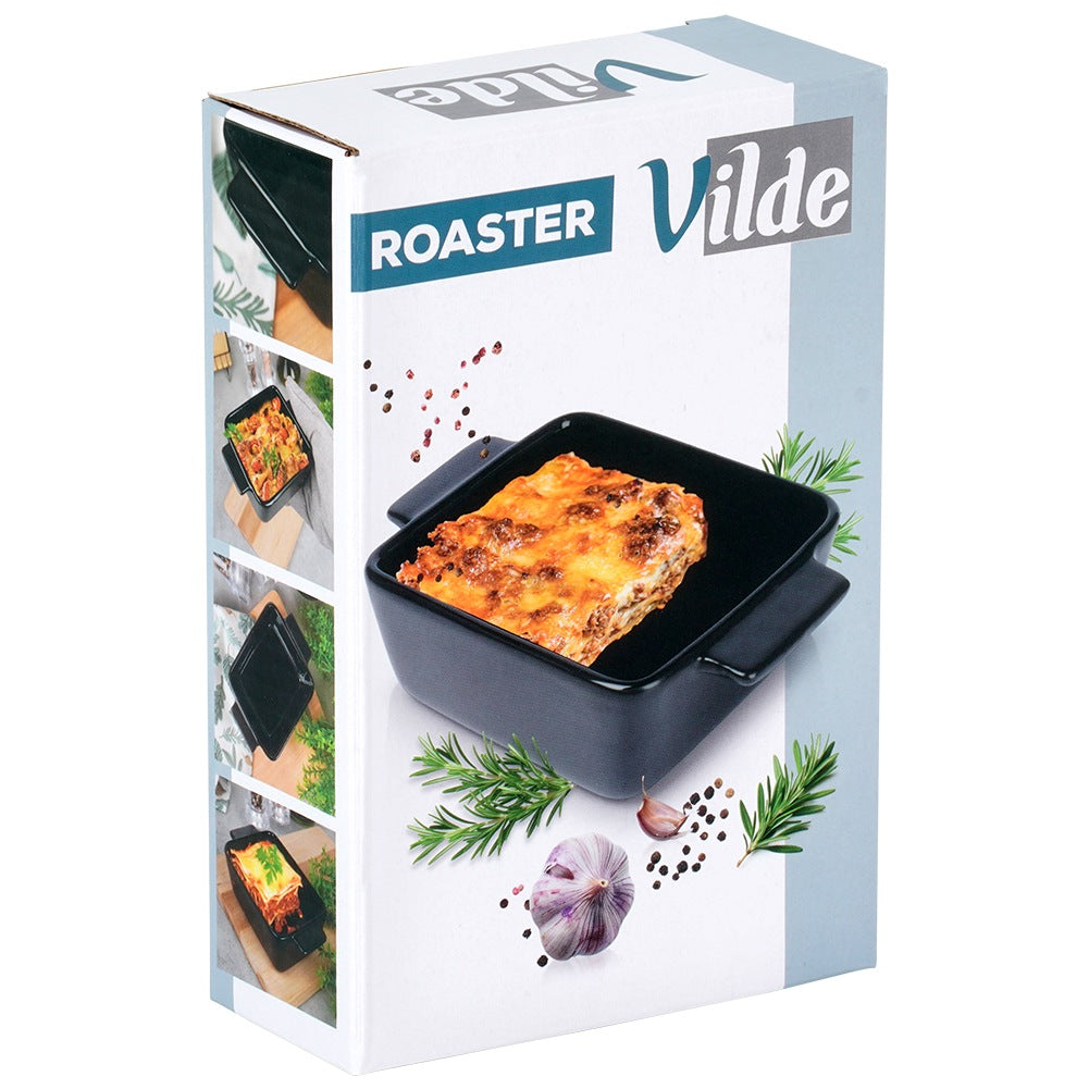Ceramic casserole dish, black, 350 ml