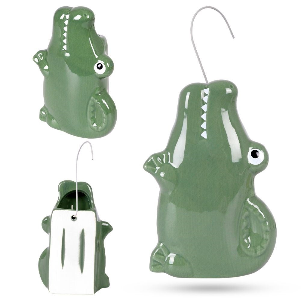 Ceramic crocodile humidifier for the children's room